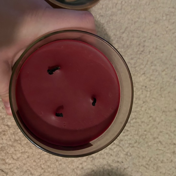 USED Bath and Body Works Pumpkin Fireside 3-Wick Candle - Picture 5 of 5